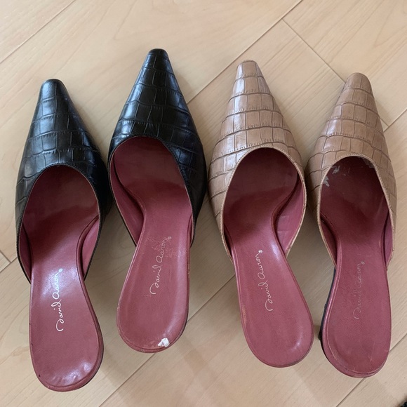 David Aaron leather pumps - Picture 1 of 3